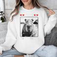Capybara Love Valentines Day Cute Animal Hearts Raglan Baseball Tee Unisex Sweatshirt Capybara Love Valentines Day Cute Animal Hearts Raglan Baseball Tee Unisex Sweatshirt