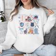 Game Day Baseball Lover Coquette Bow Girl Women Kid Mom Mama Unisex Sweatshirt
