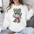Ice Cream Drip Baseball Party 100 Days Of School Teacher Unisex Sweatshirt Ice Cream Drip Baseball Party 100 Days Of School Teacher Unisex Sweatshirt