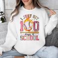 I Just Hit 100 Days Of School Baseball Lovers Fans Boys Kids Unisex Sweatshirt I Just Hit 100 Days Of School Baseball Lovers Fans Boys Kids Unisex Sweatshirt