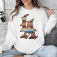 LA Sarape Los Angeles LA Sarape East LA Baseball Mexican Premium Tri-Blend Unisex Sweatshirt LA Sarape Los Angeles LA Sarape East LA Baseball Mexican Premium Tri-Blend Unisex Sweatshirt