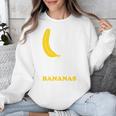 Love Bananas Banana Baseball Unisex Sweatshirt Love Bananas Banana Baseball Unisex Sweatshirt