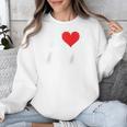 I Love Mamie Heart Grandma Grandmother Grandparent Raglan Baseball Tee Unisex Sweatshirt