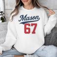 Mason 67 Jersey Baseball Men Women Boys Girls Number 6 7 Unisex Sweatshirt
