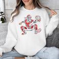 Santa Playing Baseball Catcher Merry Christmas Sport Player Unisex Sweatshirt Santa Playing Baseball Catcher Merry Christmas Sport Player Unisex Sweatshirt