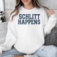 Schlitt Happens NY Bronx I Heart Baseball Apparel Unisex Sweatshirt