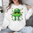 Shamrocks Playing Baseball St Patricks Day 6 7 Meme Men Boys Unisex Sweatshirt Shamrocks Playing Baseball St Patricks Day 6 7 Meme Men Boys Unisex Sweatshirt