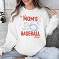 Tired Baseball Mom Club Baseball Mama Mother's Day Unisex Sweatshirt Tired Baseball Mom Club Baseball Mama Mother's Day Unisex Sweatshirt