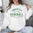 Wizard Of Oz Emerald City Baseball Costume Halloween Unisex Sweatshirt