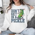 Youth Baseball Catcher Humor Don’t Get In A Pickle Unisex Sweatshirt Youth Baseball Catcher Humor Don’t Get In A Pickle Unisex Sweatshirt