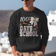 100 Days Of School Baseball 100th Day Of School Coquette Bow Unisex Sweatshirt
