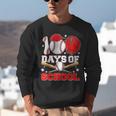 100 Days Of School Baseball Boys Kids Students Unisex Sweatshirt