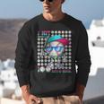 100 Days Of School Baseball Drip Ice Cream Boys Kids Unisex Sweatshirt