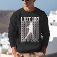 100 Days Of School Boys Kids 100th Day Balls For Baseball Unisex Sweatshirt