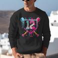 12th Birthday Boys Baseball Ice Cream Drip Boys Baseball Unisex Sweatshirt