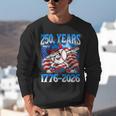 250 Years 1776 2026 250th Baseball American Flag 4th Of July Unisex Sweatshirt