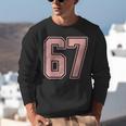 6 7 Number 67 Baseball Meme Tee For Women Unisex Sweatshirt