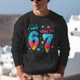 I Was 6 Now I'm 7 67 Birthday Baseball Drip 7 Year Old Unisex Sweatshirt I Was 6 Now I'm 7 67 Birthday Baseball Drip 7 Year Old Unisex Sweatshirt