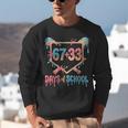 67 33 Days Of School Baseball Drip 100 Days Of School Unisex Sweatshirt