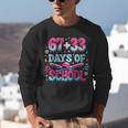 67 33 Days Of School Baseball Drip 100th Day Of School Boys Unisex Sweatshirt 67 33 Days Of School Baseball Drip 100th Day Of School Boys Unisex Sweatshirt