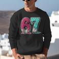 67 Ice Cream Drip Baseball Gen Alpha Slang Six Seven Meme Unisex Sweatshirt