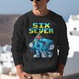 67 Six Seven 6-7 Italian Brainrot Kids Baseball Meme Unisex Sweatshirt
