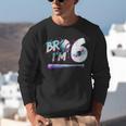 6th Birthday Boy Bro I'm 6 Year Old Baseball Ice Cream Drip Unisex Sweatshirt 6th Birthday Boy Bro I'm 6 Year Old Baseball Ice Cream Drip Unisex Sweatshirt