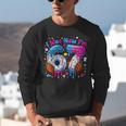 7th Birthday I Was 6 Now I'm 7 Baseball Ice Cream Drip Unisex Sweatshirt