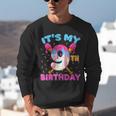9th Birthday Baseball 9 Year Old Ice Cream Drip Boy Baseball Unisex Sweatshirt