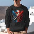 American Baseball Drip Graffiti Ball And Bat Unisex Sweatshirt