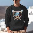 Baseball 5 Year Old Ice Cream Drip 5th Birthday Boy Number 5 Unisex Sweatshirt Baseball 5 Year Old Ice Cream Drip 5th Birthday Boy Number 5 Unisex Sweatshirt