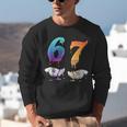 Baseball 67 Ice Cream Drip Six Seven Boys Meme Unisex Sweatshirt