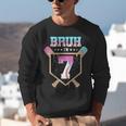 Baseball 7 Year Old Ice Cream Drip 7th Birthday Boys Player Unisex Sweatshirt