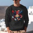 Baseball 8 Year Old Splash Drip 8th Birthday Boy Number 8 Unisex Sweatshirt