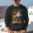 Baseball Banana Sports Drip Art For Kids Unisex Sweatshirt