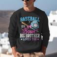 Baseball Or Bows Big Brother Loves You Gender Pink Or Blue Unisex Sweatshirt Baseball Or Bows Big Brother Loves You Gender Pink Or Blue Unisex Sweatshirt