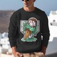 Baseball Boys Ice Cream Drip Baseball Boys Youth Mint Choco Unisex Sweatshirt