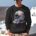 Baseball Catcher Mask Ice Cream Dripping Baseball Boys Unisex Sweatshirt