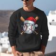Baseball Christmas Lights Santa Christmas Baseball Player Unisex Sweatshirt Baseball Christmas Lights Santa Christmas Baseball Player Unisex Sweatshirt