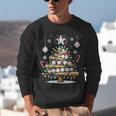Baseball Christmas Tree Lights Unisex Sweatshirt