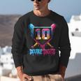 Baseball Drip 10th Birthday Boy Double Digits Ice Cream Drip Unisex Sweatshirt