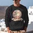 Baseball Drip Ice Cream Melting Illustration Unisex Sweatshirt Baseball Drip Ice Cream Melting Illustration Unisex Sweatshirt