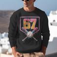 Baseball Drip Number 67 Fun Six Seven 6 7 Meme Unisex Sweatshirt