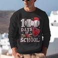 Baseball Happy 100 Days Of School Boy Girl Kid Teacher Unisex Sweatshirt