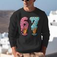 Baseball Ice Cream Drip 6 7 Kids 67 Birthday Unisex Sweatshirt Baseball Ice Cream Drip 6 7 Kids 67 Birthday Unisex Sweatshirt