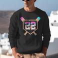 Baseball Ice Cream Drip Number 22 Player 22nd Birthday Unisex Sweatshirt Baseball Ice Cream Drip Number 22 Player 22nd Birthday Unisex Sweatshirt