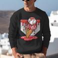 Baseball Ice Cream Drip Baseball Strawberry For Youth Red Unisex Sweatshirt Baseball Ice Cream Drip Baseball Strawberry For Youth Red Unisex Sweatshirt