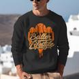 Baseball Lifestyle Home Plate Orange Ice Cream Drip Men Boys Unisex Sweatshirt Baseball Lifestyle Home Plate Orange Ice Cream Drip Men Boys Unisex Sweatshirt