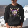 Baseball Mardi Gras Carnival Party Mask Ice Cream Drip Boys Unisex Sweatshirt
