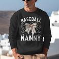 Baseball Nanny Baseball Coquette Bow Unisex Sweatshirt